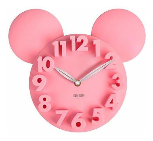 Meidi Clock Diseño Moderno Mickey Mouse Big Digit 3d Reloj D