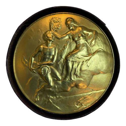 Medalla Banco Provincia Centenario 1922 Carcova 76,5mm