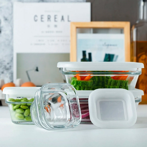 Juego De Refractarios Save N' Store 8 Piezas Libbey B37s