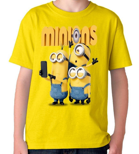 Remera  Camiseta Algodon Minions  Para Adulto Varios Diseños