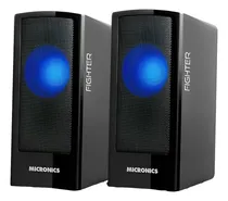 Comprar Parlantes Gamer Micronics - Usb Y Plug 35mm Led - Fighter