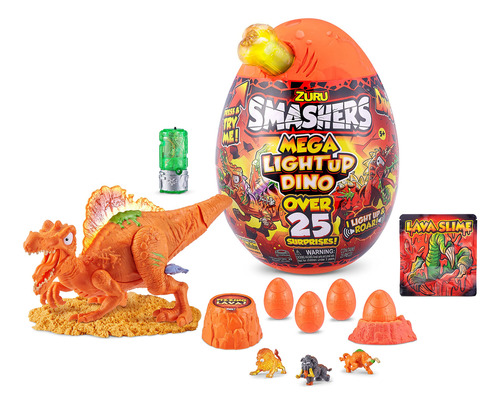 Smashers Mega Light Up Dino Spinosaurus Serie 4 De Zuru
