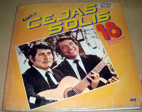 Duo Cejas Solis 18 Poderosos Exitos Vinilo Lp   / Kktus