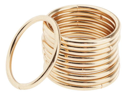 Anillo De Metal Ron Macrame Hoop Para Atrapasueños 5 Piezas