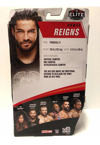 Imagen 4 de 4 de Figura De La Wwe Román Reings Elite Envió Gratis