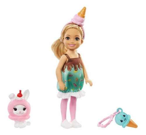 Barbie Chelsea Fiesta De Disfraces - Helado Ghv69