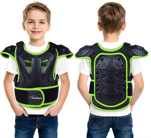 Seahouse Youth Dirt Bike Body Chest Spine Protector Chaleco 