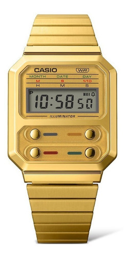 Reloj Casio Vintage A-100weg Oficial Extendida