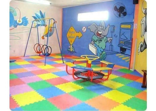 Kit 12 Placas Tatame Eva 50x50x1cm Tapete Infantil Colorido