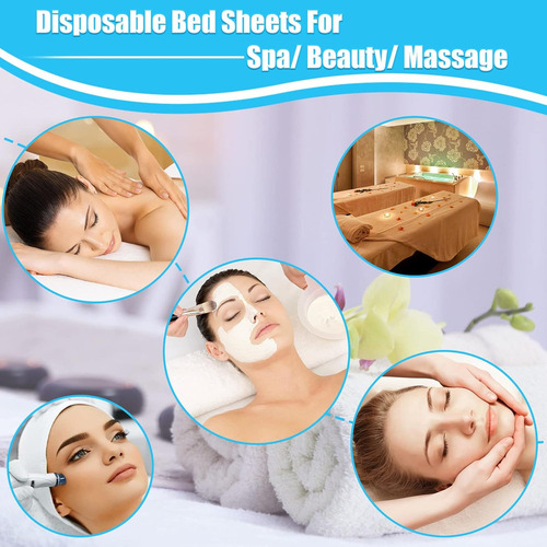 Gpp 50 Folhas Descartáveis Para Spa, Capa Para Massagem