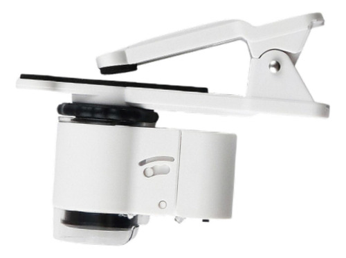 Microscopio De Bolsillo Con Luz Led Y Clip Para Teléfono
