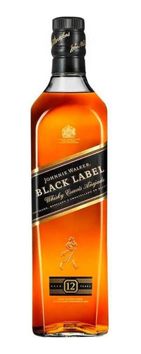 Whisky Johnnie Walker Black, 200 Ml.