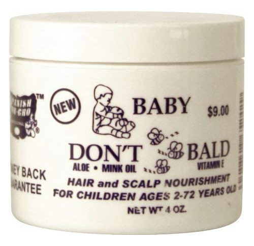 Baby Don't Be Bald Nutricin Para El Cabello Y El Cuero Cabel