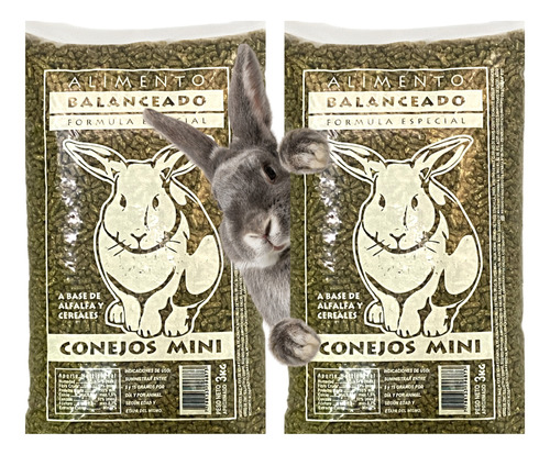 Alimento Balanceado Conejos Especial Balanceado 3 Kg