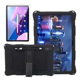 Funda Para Tablet Lenovo Tab P11 Tb-j606 Silicón + Mica