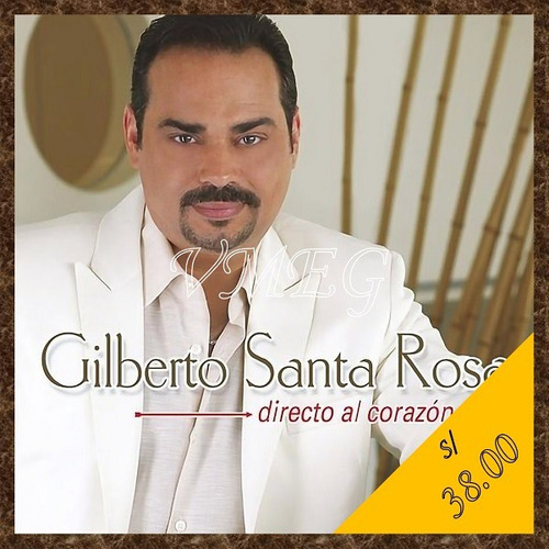 Vmeg Cd Gilberto Santa Rosa 2006 Directo Al Corazón