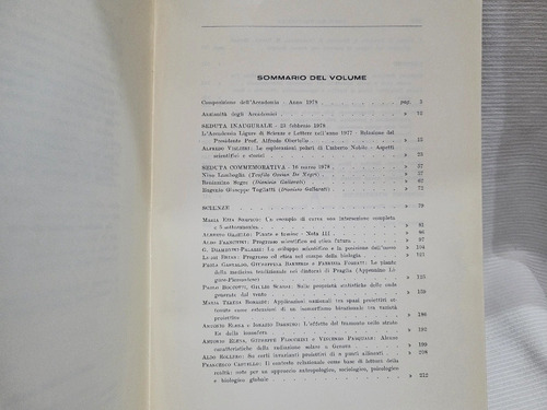 Imagen 6 de 10 de Atti Accademia Ligure Scienze E Lettere Genova Vol 35 1979