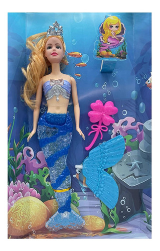 Sirena Con Luz Happy Mermaid Cod 3386-44