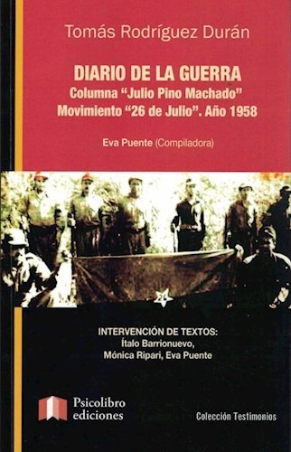 Diario De La Guerra, Tomás Rodríguez Durán, Psicolibro