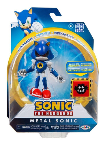 Boneco Sonic The Hedgehog Metal Sonic Articulado 