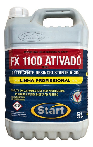 Fx 1100 Ativado Detergente Desincrustante Start 5l