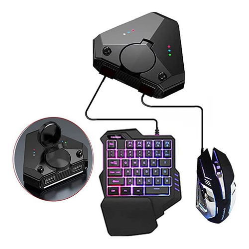 Ruiyuyuz Kit Convertidor Teclado Mouse Bluetooth 5.0 Movil I