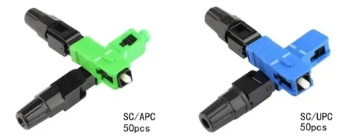 comprar Conector Rápido Fibra Óptica De Ftth Sc\u002Fapc\u002Fupc Pack 10uds
