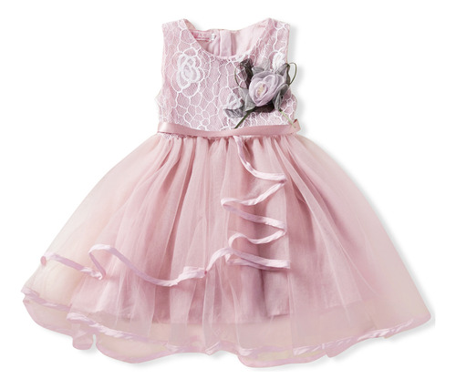 Vestidos Infantis Forrados, Tutues Florais De Renda Princesa