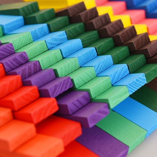 Imagen 2 de 2 de Juego Juguete Domino Challenge 30 Fichas Familiar Premium