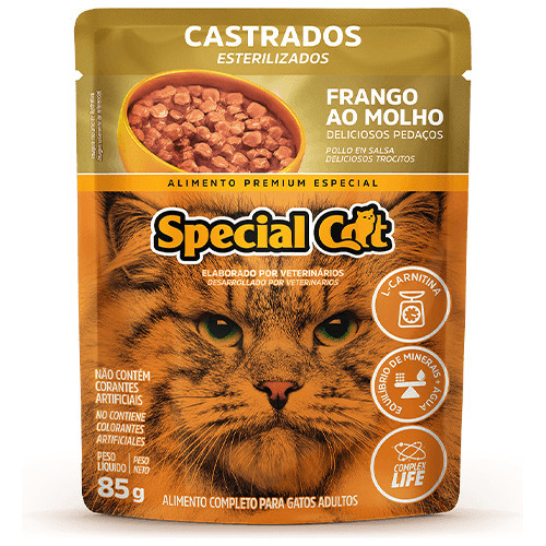 Sachet Special Cat Castrado Pollo (12 Unidades)