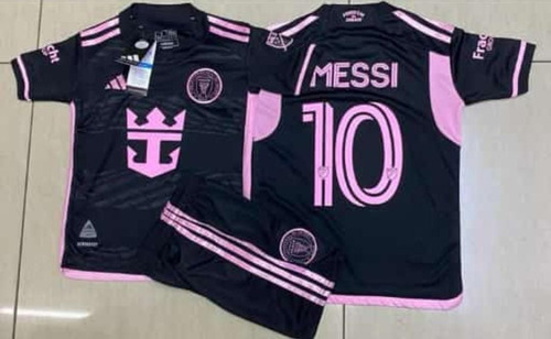 Camiseta + Short Niño Club Inter De Miami Messi 2024 Alterna