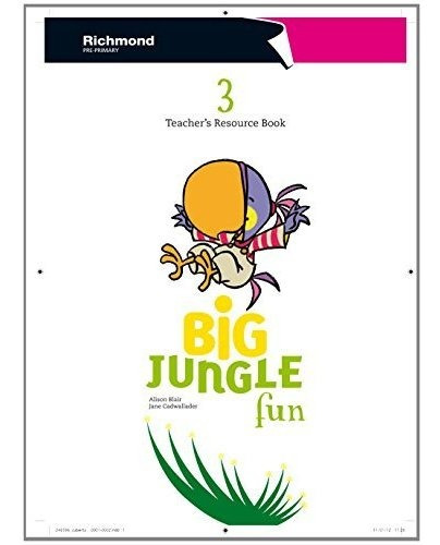 Libro Big Jungle Fun 3 - Teacher S Resource Book De Richmond