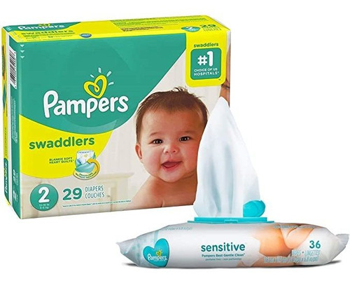 Pampers Swaddlers Desechables Pañales De Tamaño 2 (29) Recue
