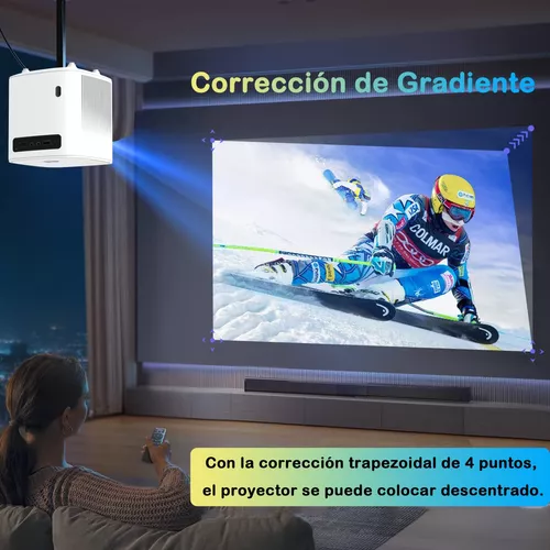 Mini Proyector Portatil Para Celular Cañon Wifi Android 1080