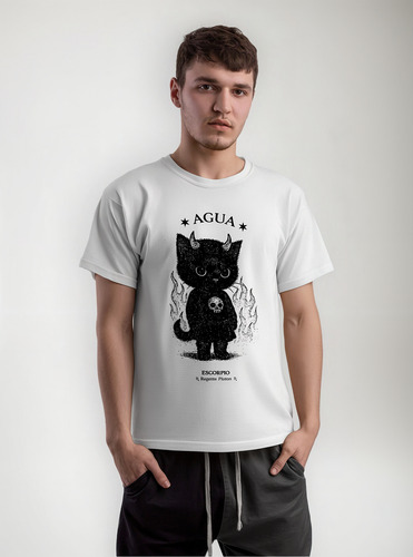 Remera Escorpio Agua - Astrología - 100% Algodón Premium