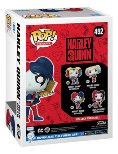 Funko Pop Heroes: Dc Comics - Harley Quinn com pizza