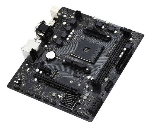 Placa Madre Asrock A520m-hdv Am4, Ddr4 Matx