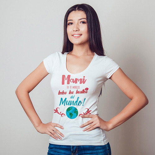 Remera Spum Modal Dia De La Madre Mama #6