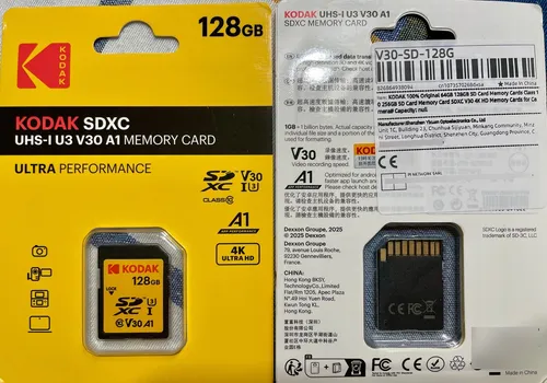 Kodak Sdxc Uhs-i U3 V30 A1 Memory Card
