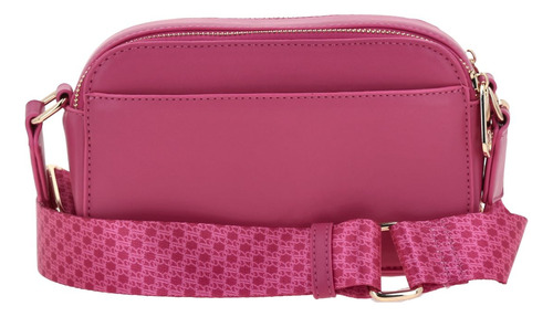 Bolso Tipo Crossbody Barbie Gorétt Logo Larissa P25 Rosa Chicle Lisa Níquel Rosa Chicle