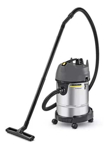 Kärcher - Lava aspiradora industrial De tacho Professional Puzzi 10/1 10L  gris y amarilla 220V 50Hz/