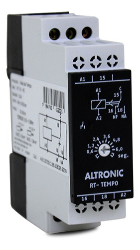 Rele De Tempo Altronic Retardo Na Energização 6s 94-242v