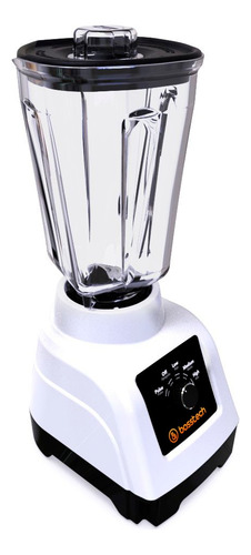 Licuadora 750w Vidrio 2l Perilla 3v Bosstech B3 Blanco