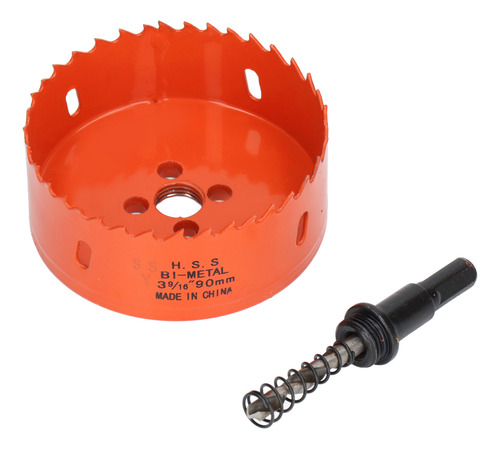 Sierra Perforadora Bimetálica 3-9/16 (90 Mm) Hss Heavy Duty