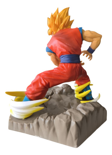 Figura Goku Ssj Dragon Ball Z 18 Cm En Caja Bootleg Anime