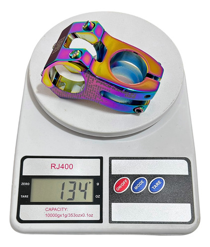 Mesinha Camaleão 31.8mm 134g Alumínio Wheeling Grau Mtb Bike