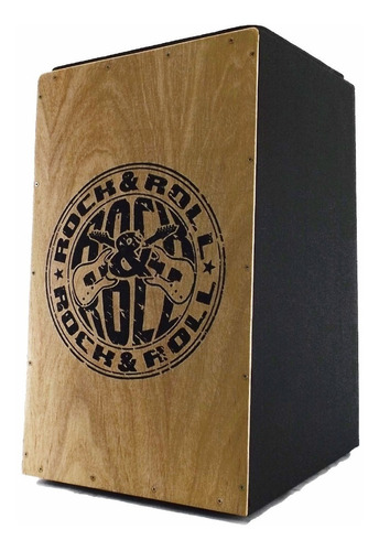 Cajon Acústico Percussionline Rock Natural Oferta!