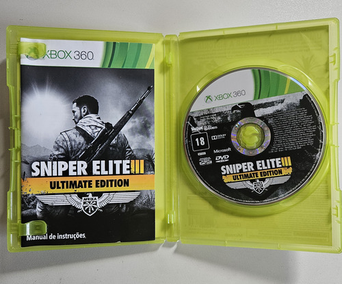 Jogo Sniper Elite Iii Ultimate Edition Xbox 360 Origi Fisico (Usado)
