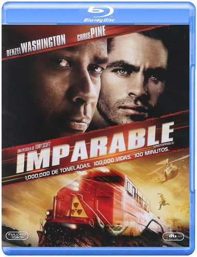 Imagen 1 de 3 de Imparable | Blu Ray Denzel Washington Película Nuevo