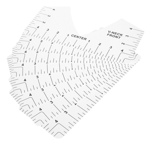 Guia Da Camiseta Sewing Ruler, Ferramenta De Alinhamento, Go